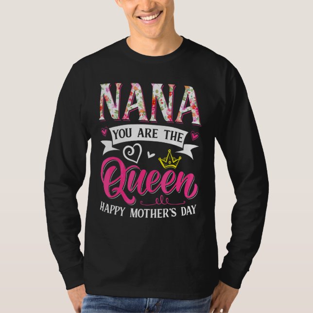 Phantastisch Nana Sie sind die Mama der Königin Mu T-Shirt (Vorderseite)