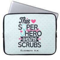 Phantastisch Nurse Superhero Sprichwort Typografie