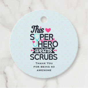 Phantastisch Nurse Superhero Sprichwort Typograph Geschenkanhänger