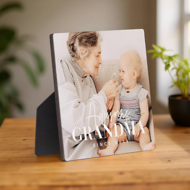 Phantastisch Oma Seit 20XX Einfaches elegantes Fot Fotoplatte (Von Creator hochgeladen)