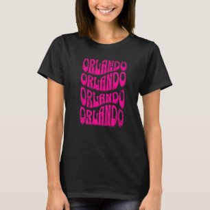 Phantastisch Orlando Florida Groovy Retro gestört T-Shirt