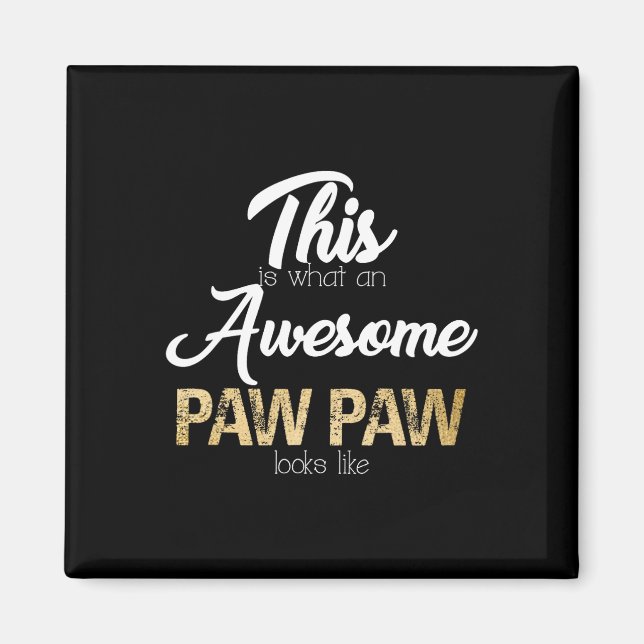 Phantastisch Paw Paw Special Opa Magnet (Vorne)