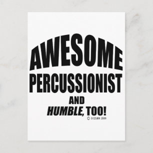 Phantastisch Perkussionist Postkarte