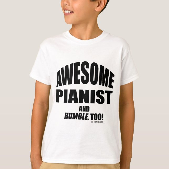 Phantastisch Pianist T-Shirt (Vorderseite)
