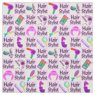 PHANTASTISCH PINK HAIR STYLIST FABRIC STOFF