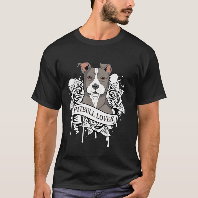 Phantastisch Pitbull Gif Pit Bull - Neu T-Shirt (Vorderseite)