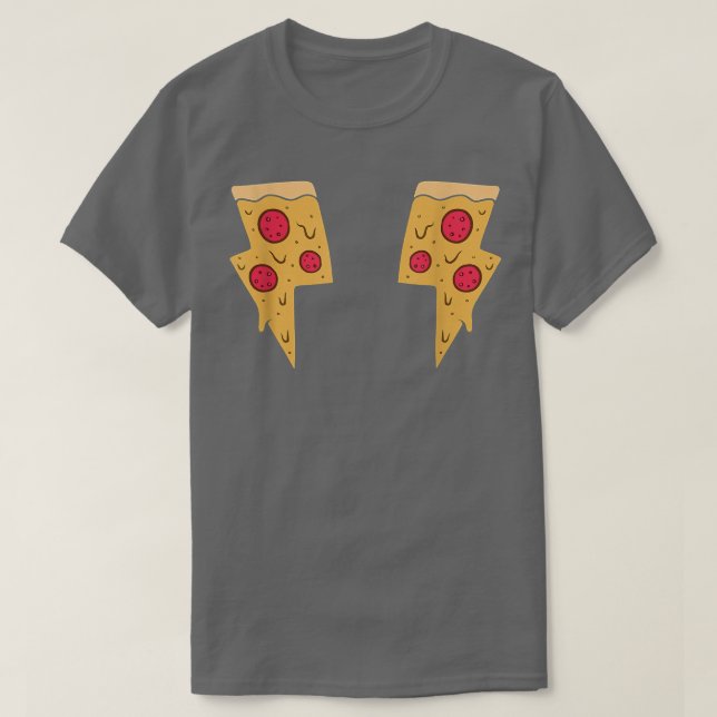 Phantastisch Pizza Lightning Bolts T - Shirt (Design vorne)
