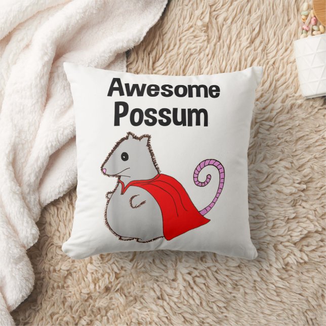 Phantastisch Possum Funny, Niedlich. tierisches Lo Kissen (Decke)