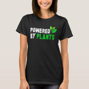 Phantastisch Powered by Pflanze Vegan Vegetarier V T-Shirt