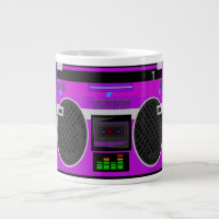 Phantastisch Retro Lila Boombox