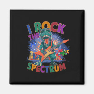 Phantastisch Rock I Rock the Spectrum Autism Vater Magnet