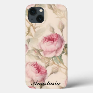Phantastisch Rosa Rosen mit Ihrem Namen Case-Mate iPhone Hülle