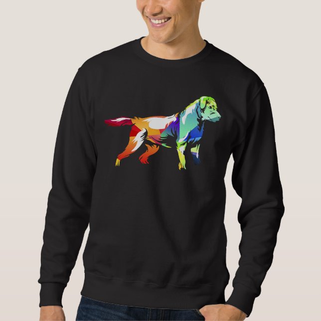 Phantastisch Rottweiler Hund Sweatshirt (Vorderseite)