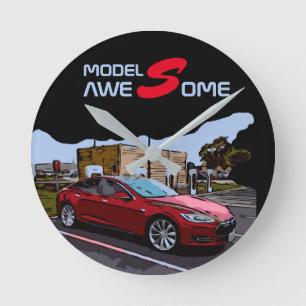 PHANTASTISCH RUNDE WANDUHR