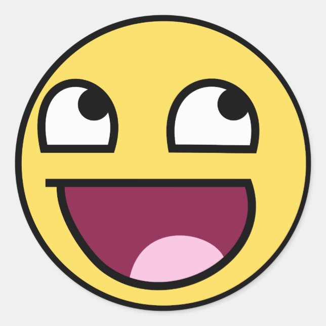 phantastisch runder aufkleber (Vorderseite)