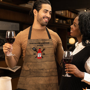 Phantastisch Sauce Personalisiert Barn Wood Schürze