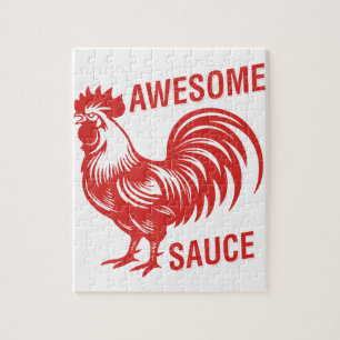 Phantastisch Sauce Rooster Funny Puzzle