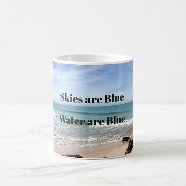 Phantastisch Schöne Strandliebhaber Kaffeetasse (Mittel)