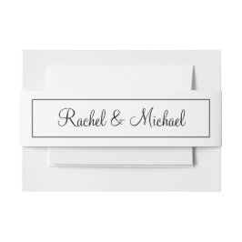 Phantastisch Schwarz/Weiß Einladungsbanderole