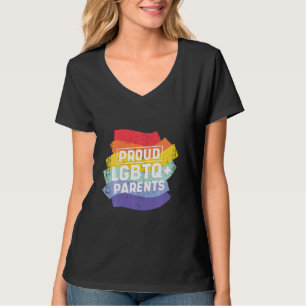 Phantastisch sein Sie LGBTQ Stolze Eltern Regenbog T-Shirt