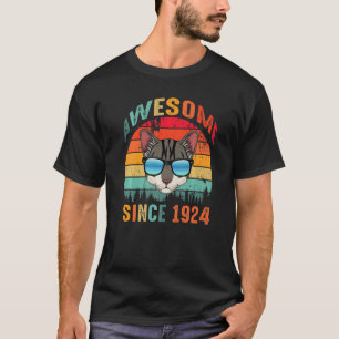 Phantastisch seit 1924 99. Geburtstag für Katze T-Shirt