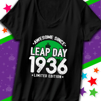 Phantastisch seit 1936 Leap Year Day Feb 29 Birthd T-Shirt