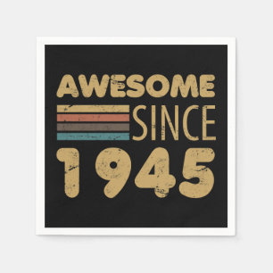 Phantastisch seit 1945 80. Geburtstag Serviette