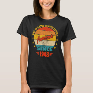 Phantastisch Seit 1948 Vintag 74. Geburtstag T-Shirt