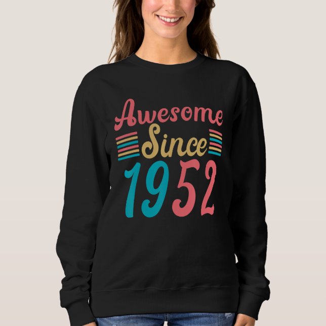 Phantastisch Seit 1952 T-Shirts Vintag Retro (Vorderseite)