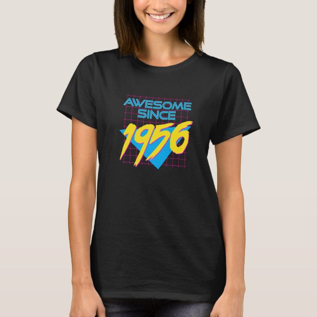 Phantastisch seit 1956 Cool 66 Jahre alt Grafik T-Shirt (Vorderseite)