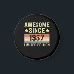Phantastisch seit 1957 Retro 65 Jahre alt Geburtst Magnet<br><div class="desc">1</div>