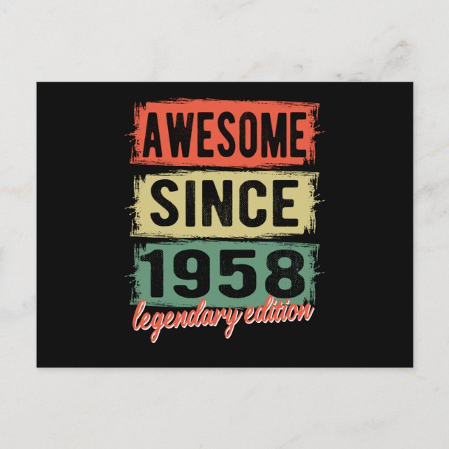 Phantastisch seit 1958 postkarte (Vorderseite)