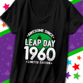 Phantastisch seit 1960 Leap Year Day Feb 29 Geburt T-Shirt