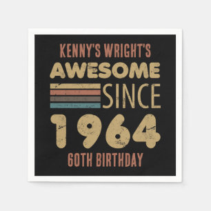 Phantastisch seit 1964 60. Geburtstag Serviette