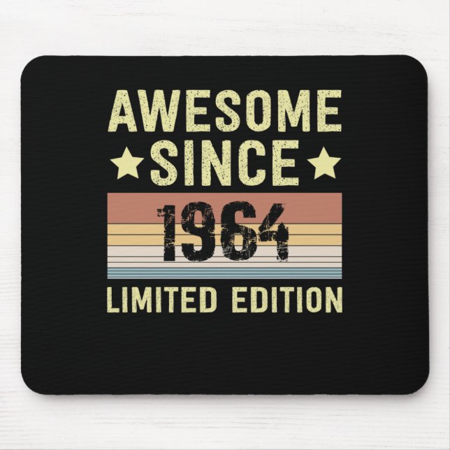 Phantastisch seit 1964 Geburtstag Mousepad (Vorne)
