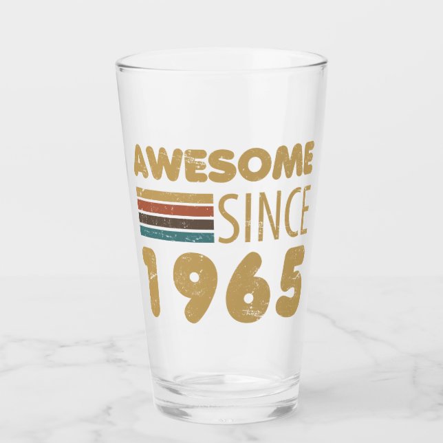 Phantastisch seit 1965 60. Geburtstag Glas (Vorderseite)