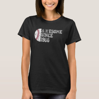 Phantastisch Seit 1968 55. Geburtstag Baseball 55 T-Shirt