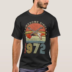 Phantastisch Seit 1972 Vintag 1972 50. Geburtstag  T-Shirt