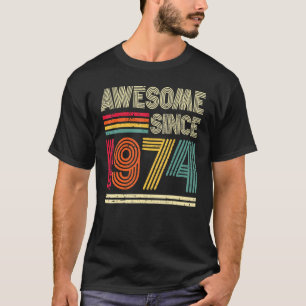 Phantastisch seit 1974 49. Geburtstag Retro T-Shirt