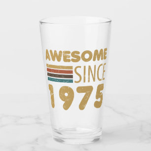 Phantastisch seit 1975 50. Geburtstag Glas