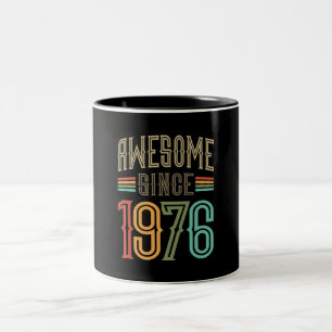 Phantastisch seit 1976 46. Geburtstag Funny Retro Zweifarbige Tasse