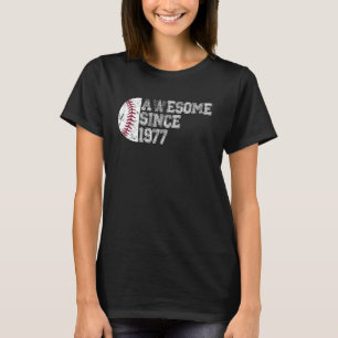 Phantastisch Seit 1977 46. Geburtstag Baseball 46 T-Shirt