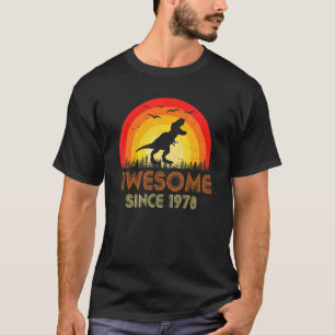 Phantastisch Seit 1978 Retro 44. Geburtstag Vintag T-Shirt