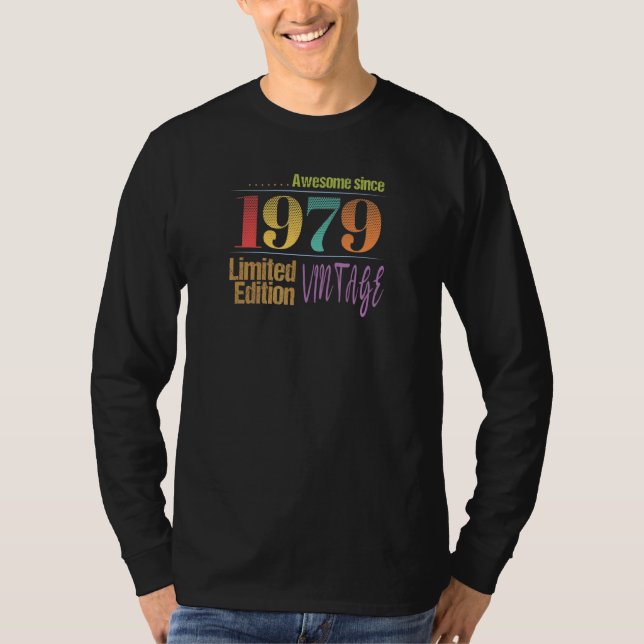 Phantastisch seit 1979 Vintag T-Shirt (Vorderseite)