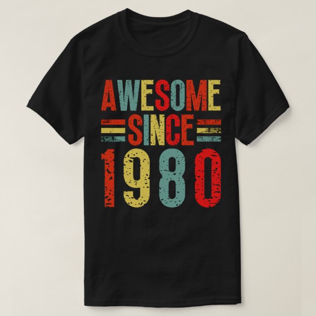 Phantastisch seit 1980 29 T-Shirt (Design vorne)
