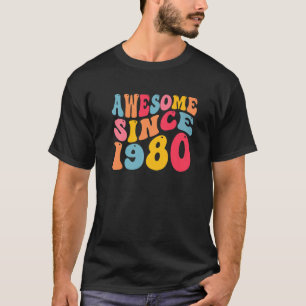 Phantastisch seit 1980 42 Jahre alter Retro Vintag T-Shirt