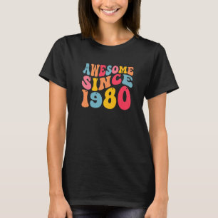 Phantastisch seit 1980 42 Jahre alter Retro Vintag T-Shirt