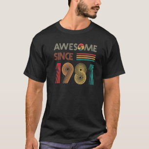 Phantastisch seit 1981 41. Geburtstag Vintag 41 Ja T-Shirt