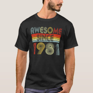 Phantastisch seit 1981 41 Jahre 41 Jahre alt 41. T-Shirt