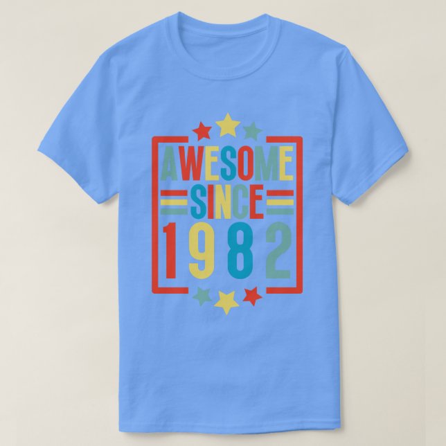 Phantastisch seit 1982 12 T-Shirt (Design vorne)